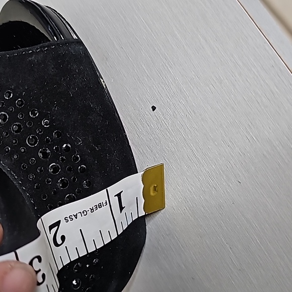 White House Black Market Luxury Heels, Black with studs, Size - Picture 10 of 10